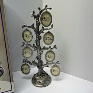 Family Tree Photo Holder PEWTER BELK'S HOME ACCENTS Lifestyle's Table Top 11 1/2